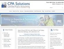 Tablet Screenshot of cpaso.com